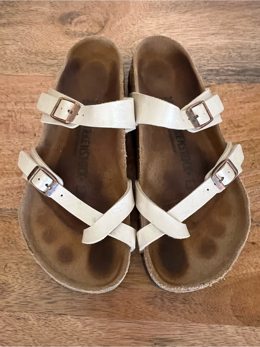 Birkenstock Mayari Birko-Flor Sandals Color: Sandcastle Size 38 L 7-7.5 Regular